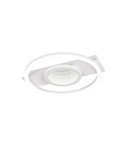 Plafón de techo LED WHEELER redondo 16W 2000lm luz blanco neutro 4000K IP20 Blanco