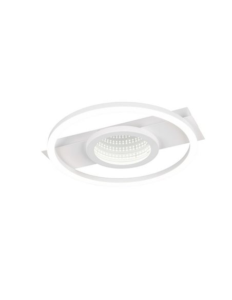 Plafón de techo LED WHEELER redondo 16W 2000lm luz blanco neutro 4000K IP20 Blanco