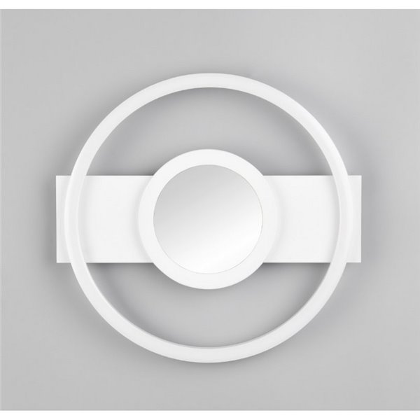 Plafonnier LED WHEELER, rond, 16W, 2000lm, lumière blanc neutre, 4000K, IP20. Blanc