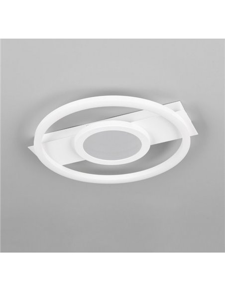 Plafón de techo LED WHEELER redondo 16W 2000lm luz blanco neutro 4000K IP20 Blanco