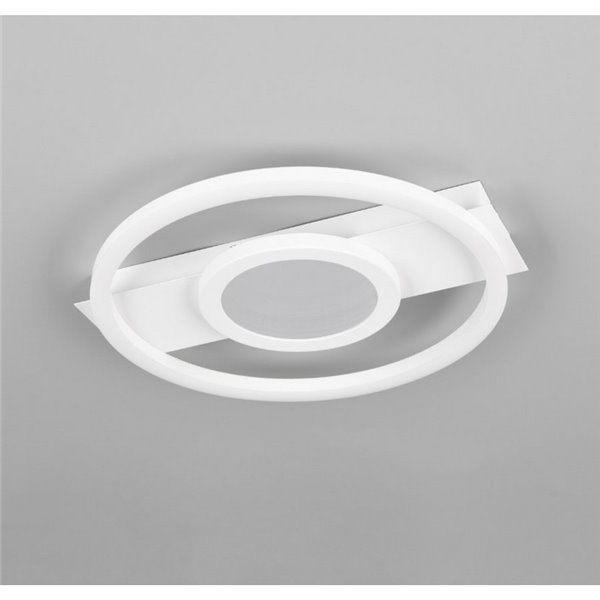 Luminária de teto LED WHEELER, redonda, 16 W, 2000 lm, luz branca neutra, 4000 K, IP20. Branco