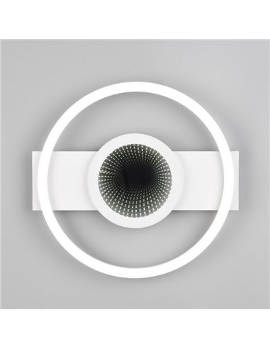 Luminária de teto LED WHEELER, redonda, 16 W, 2000 lm, luz branca neutra, 4000 K, IP20. Branco