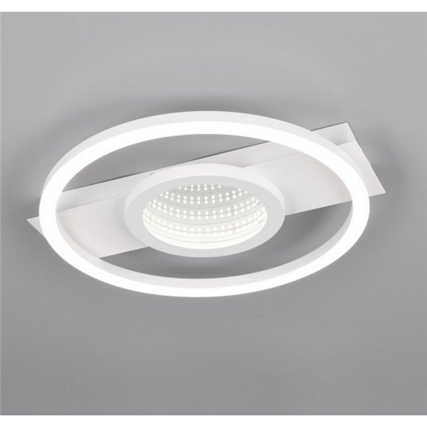 Plafón de techo LED WHEELER redondo 16W 2000lm luz blanco neutro 4000K IP20 Blanco