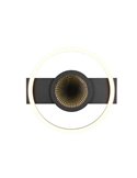 Plafón de techo LED redondo WHEELER 16W 2000lm luz blanco cálido 3000K IP20 Negro
