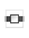 Plafón de techo LED WHEELER cuadrado 16W 2000lm luz blanco cálido 3000K IP20 Negro