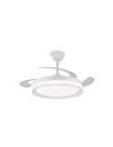 Ventilateur de plafond LED BRISA EVO à pales rétractables, 72 W, 7 920 lm, CCT, variateur intelligent