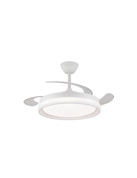 Ventilador de techo LED con aspas retráctiles BRISA EVO, 72W 7920Lm CCT Dim Smart