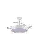 Ventilateur de plafond LED BRISA EVO à pales rétractables, 72 W, 7 920 lm, CCT, variateur intelligent