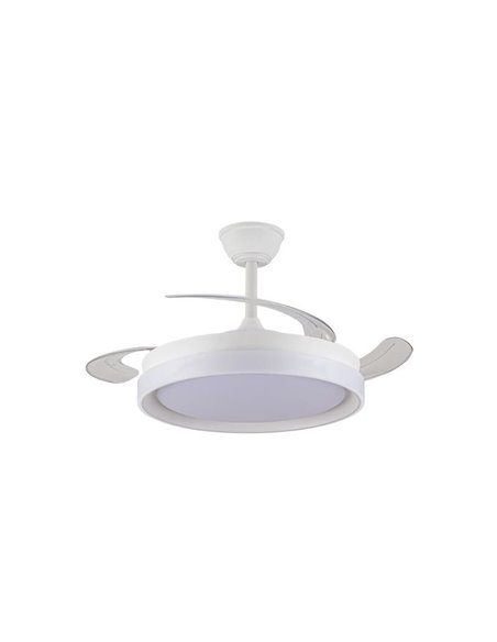 Ventilador de techo LED con aspas retráctiles BRISA EVO, 72W 7920Lm CCT Dim Smart