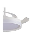 Ventilateur de plafond LED BRISA EVO à pales rétractables, 72 W, 7 920 lm, CCT, variateur intelligent