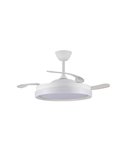 Ventilateur de plafond LED BRISA EVO à pales rétractables, 72 W, 7 920 lm, CCT, variateur intelligent