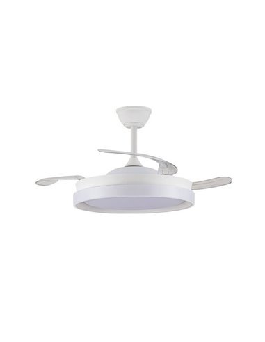 Ventilador de teto BRISA EVO LED com pás retráteis, 72W 7920Lm CCT Dim Smart