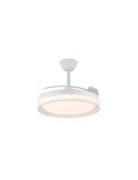 Ventilateur de plafond LED BRISA EVO à pales rétractables, 72 W, 7 920 lm, CCT, variateur intelligent