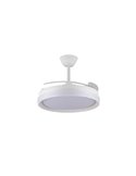 Ventilateur de plafond LED BRISA EVO à pales rétractables, 72 W, 7 920 lm, CCT, variateur intelligent