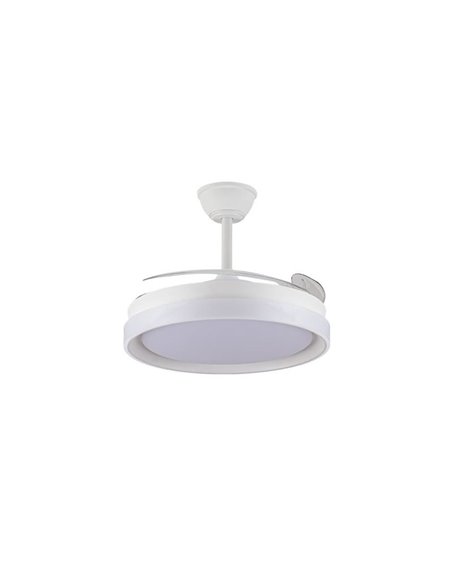 Ventilador de techo LED con aspas retráctiles BRISA EVO, 72W 7920Lm CCT Dim Smart