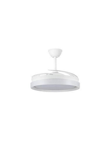 Ventilador de techo LED aspas retráctiles BRISA ECO, 45W 4400Lm CCT
