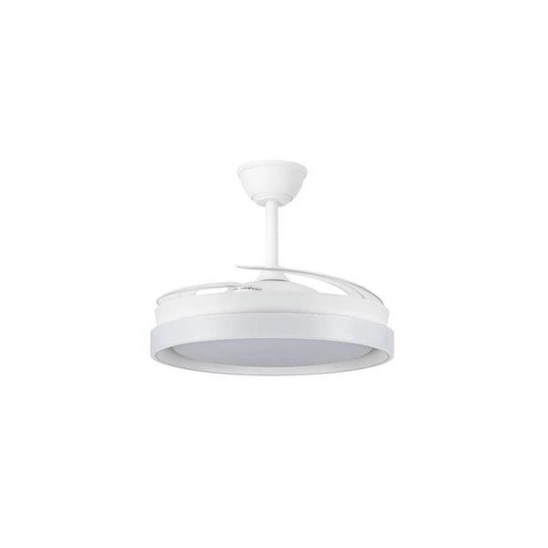Ventilador de techo LED aspas retráctiles BRISA ECO, 45W 4400Lm CCT