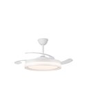 Ventilador de techo LED aspas retráctiles BRISA ECO, 45W 4400Lm CCT