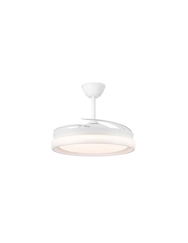 Ventilador de techo LED aspas retráctiles BRISA ECO, 45W 4400Lm CCT