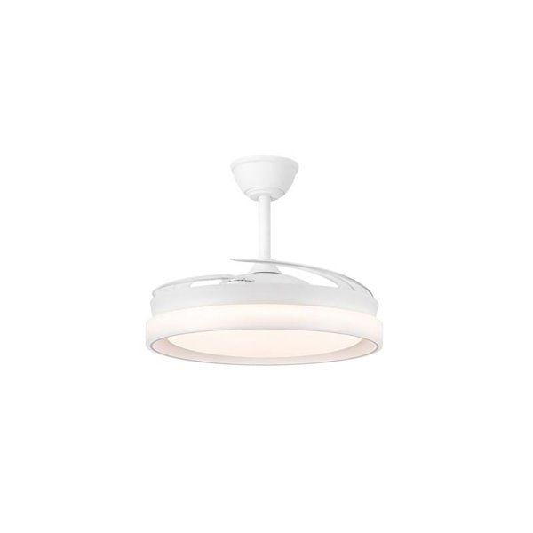 Ventilador de techo LED aspas retráctiles BRISA ECO, 45W 4400Lm CCT