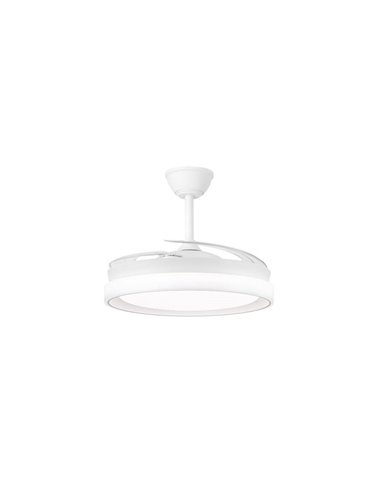 Ventilador de techo LED aspas retráctiles BRISA ECO, 45W 4400Lm CCT