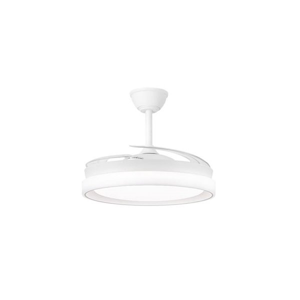 Ventilador de techo LED aspas retráctiles BRISA ECO, 45W 4400Lm CCT