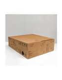 Ventilador de techo LED aspas retráctiles BRISA ECO negro, 45W 4400Lm CCT