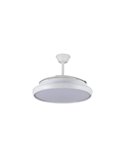 Ventilador LED aspas retráctiles CHARLY L 80W, 9000Lm CCT Dim Ø60cm