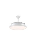 Ventilador LED aspas retráctiles CHARLY L 80W, 9000Lm CCT Dim Ø60cm