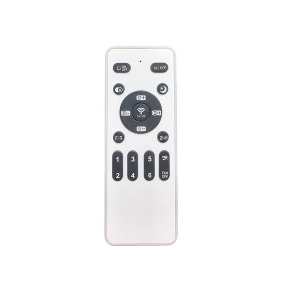 Ventilador LED de techo con aspas retráctiles CHIEF blanco, 36W 3600Lm CCT Dim