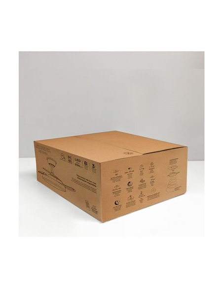 Ventilador de techo LED con aspas retráctiles HORNET, 32W 3195Lm CCT Dim