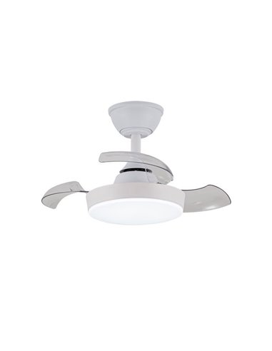 Ventilador de techo LED con aspas retráctiles HORNET, 32W 3195Lm CCT Dim