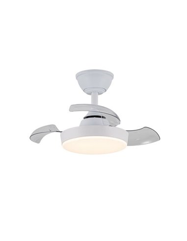 Ventilador de techo LED con aspas retráctiles HORNET, 32W 3195Lm CCT Dim