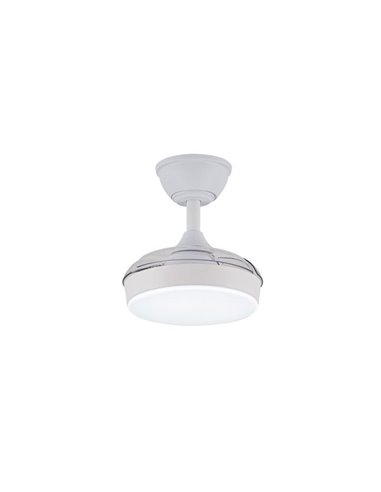 Ventilador de techo LED con aspas retráctiles HORNET, 32W 3195Lm CCT Dim