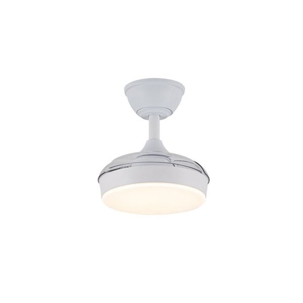 Ventilador de techo LED con aspas retráctiles HORNET, 32W 3195Lm CCT Dim