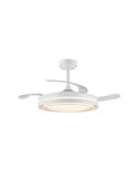 Ventilateur de plafond à LED NASOT avec pales rétractables, 72 W, 7 920 lm, CCT
