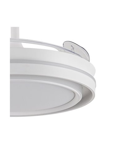Ventilador de teto LED NASOT com lâminas retráteis, 72W 7920Lm CCT