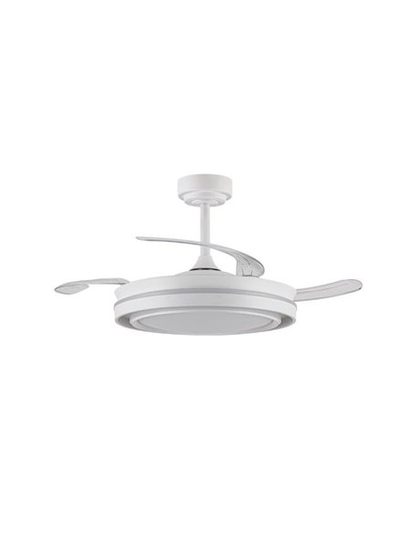 Ventilador LED aspas plegables TRIDENT, 72W 7920Lm CCT