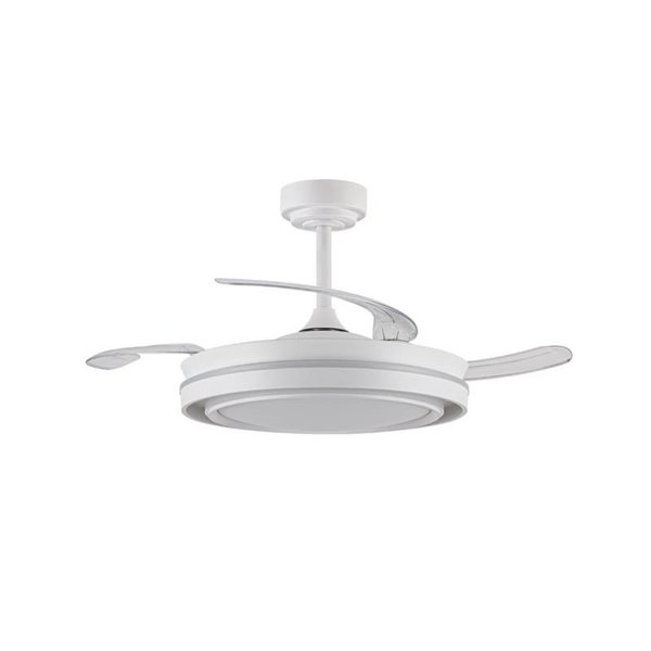 Ventilador LED aspas plegables TRIDENT, 72W 7920Lm CCT