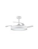 Ventilador LED aspas plegables TRIDENT, 72W 7920Lm CCT
