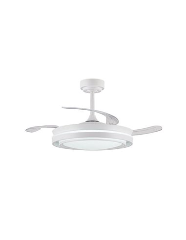 Ventilador LED aspas plegables TRIDENT, 72W 7920Lm CCT