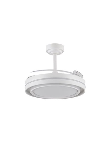 Ventilador LED aspas plegables TRIDENT, 72W 7920Lm CCT