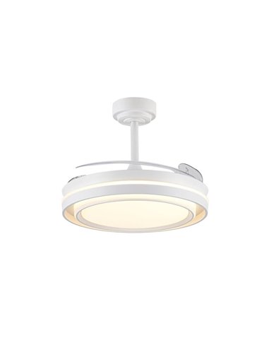 Ventilador LED aspas plegables TRIDENT, 72W 7920Lm CCT