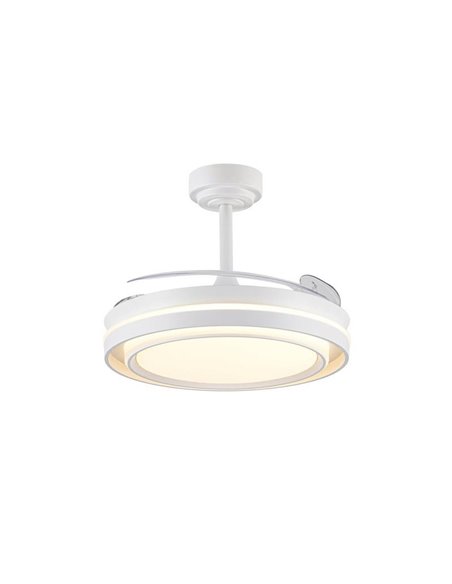 Ventilador LED aspas plegables TRIDENT, 72W 7920Lm CCT
