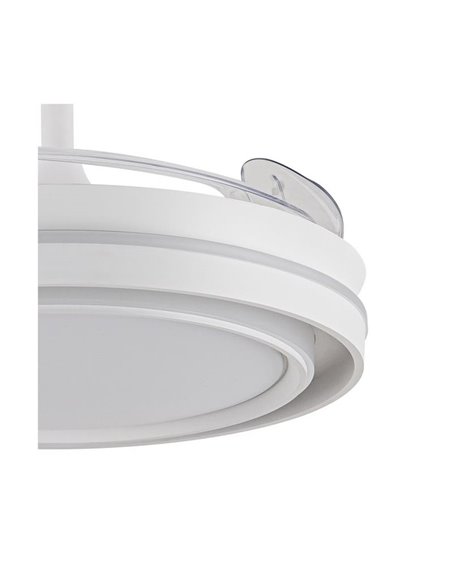Ventilador LED aspas plegables TRIDENT, 72W 7920Lm CCT