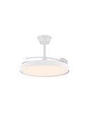 Ventilador LED con aspas retráctiles POLARIS blanco, 43W 4430Lm CCT Dim