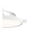 Ventilateur LED POLARIS à pales rétractables, blanc, 43 W 4 430 lm CCT Dim
