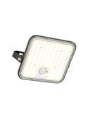 Foco LED de exterior solar ACORA con sensor de movimiento y regulable 18W 2600lm 4000K IP65