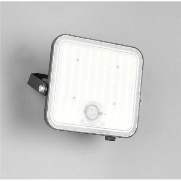 Foco LED de exterior solar ACORA con sensor de movimiento y regulable 18W 2600lm 4000K IP65