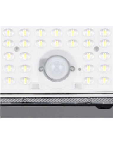 Projecteur solaire d'extérieur à LED ACORA avec détecteur de mouvement et variateur 18 W 2 600 lm 4 000 K IP65